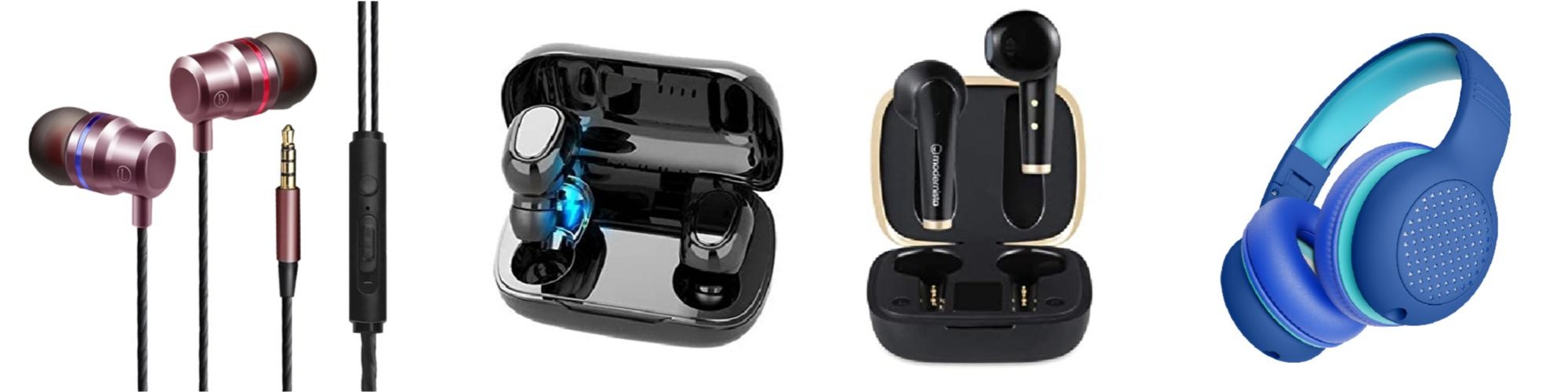 Earphones and headphones